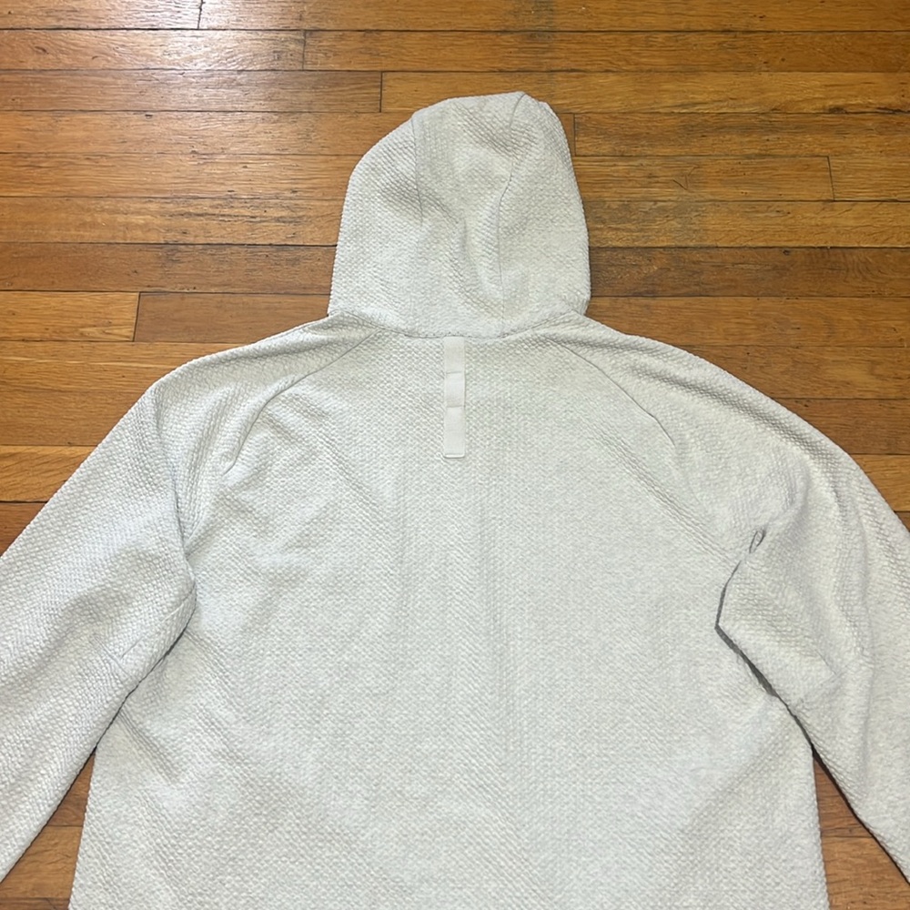 Lululemon At Ease Hoodie in Heathered Opal White, size XXL / 2XL - Picture 11 of 14